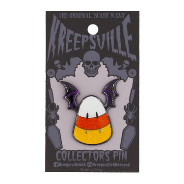 Candy Corn Drac Enamel Pin - Kreepsville